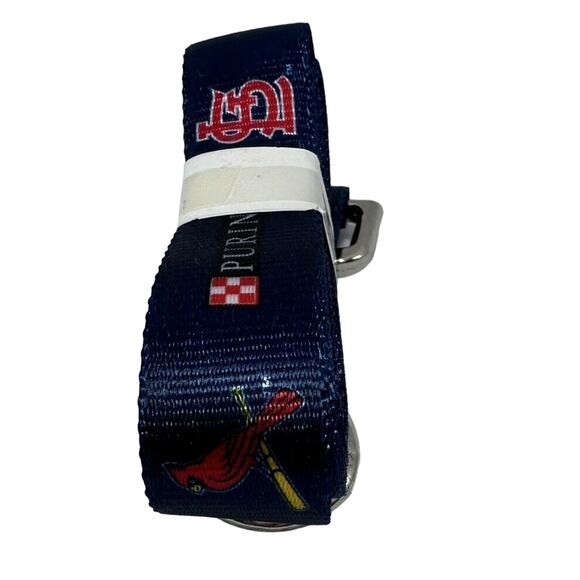 St Louis Cardinals Purina Dog Leash Collar Clip Snap Hook Blue Red Pet Accessory - Picture 2 of 4